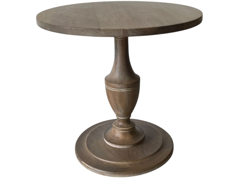 ETHAN ALLEN ELOISE PEDESTAL ACCENT TABLE 28" (1 of 5)
