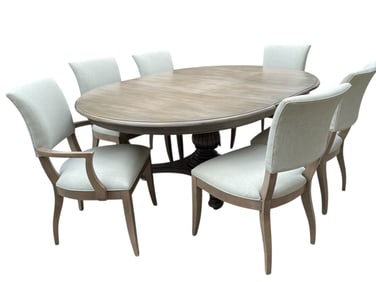 ETHAN ALLEN 7-PIECE DINING SET