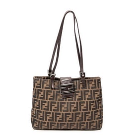 FENDI SQUARE TOTE ZUCCA CANVAS