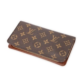 LOUIS VUITTON PORTE-MONNAIE ZIP BROWN MONOGRAM
