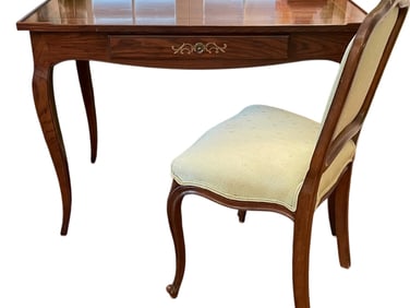 HENREDON FRENCH PROVINCIAL STYLE DESK WITH CHAIR