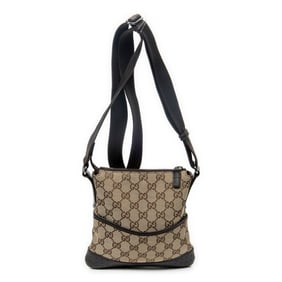 GUCCI FRONT POCKET CROSSBODY BEIGE/BROWN