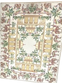 PALACE SIZE FRENCH AUBUSSON STYLE TAPESTRY RUG 11'