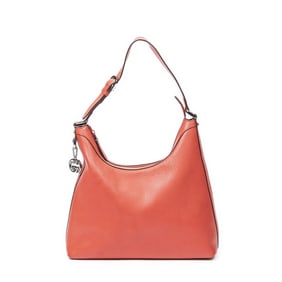 GUCCI CHARM HOBO RED CALFSKIN LEATHER BAG