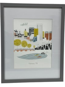 MID MOD STYLE PRINT: RICHMOND, VA SKYLINE