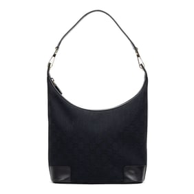 GUCCI ZIP HOBO MONOGRAMMED CANVAS