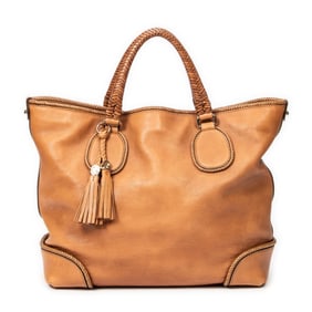GUCCI LARGE MARRAKECH TOTE GRAINED CALFSKIN