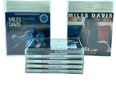 MILES DAVIS JAZZ MASTERPIECES 7-CD ALBUM LOT