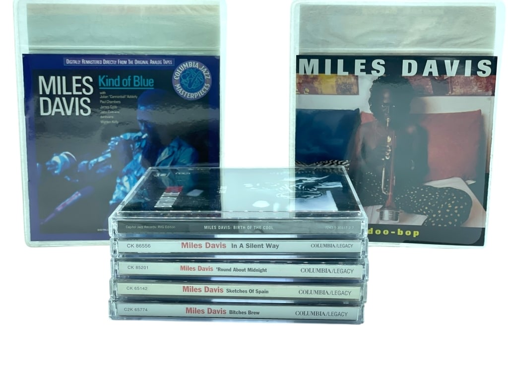 MILES DAVIS JAZZ MASTERPIECES 7-CD ALBUM LOT (1 of 4)