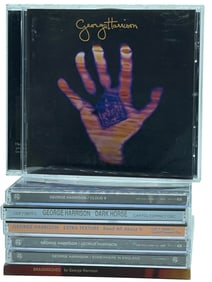GEORGE HARRISON POST-BEATLES 7-CD ALBUM LOT