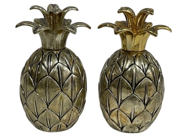 GODINGER PINEAPPLE SALT & PEPPER SHAKERS