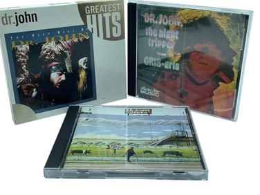 DR. JOHN NEW ORLEANS VOODOO FUNK 3 CD LOT
