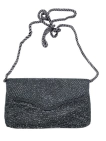 MIKA VTG BEADED EVENING BAG W TWISTED CORD STRAP