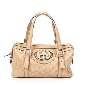 GUCCI WEB BRITT BOSTON GUCCISSIMA LEATHER