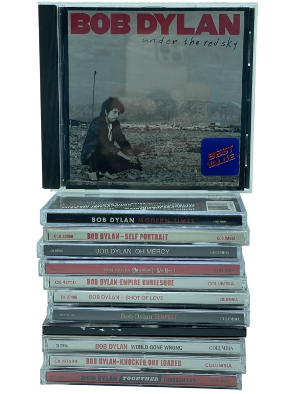 BOB DYLAN 12-CD STUDIO ALBUM LOT COLLECTION (1 of 2)