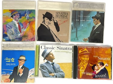 FRANK SINATRA CLASSIC 6-CD ALBUM LOT
