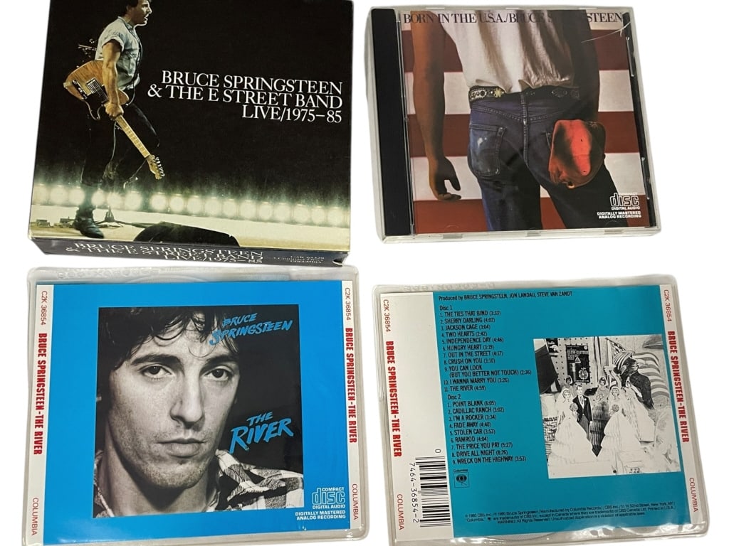 BRUCE SPRINGSTEEN ESSENTIAL 3-ALBUM CD LOT (1 of 2)