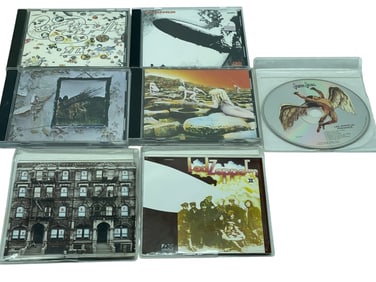 LED ZEPPELIN CLASSIC 7-ALBUM CD LOT