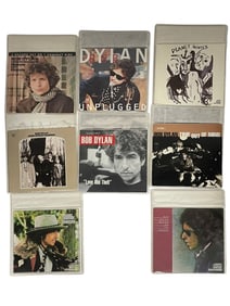 BOB DYLAN CAREER SPANNING 7-CD ALBUM LOT