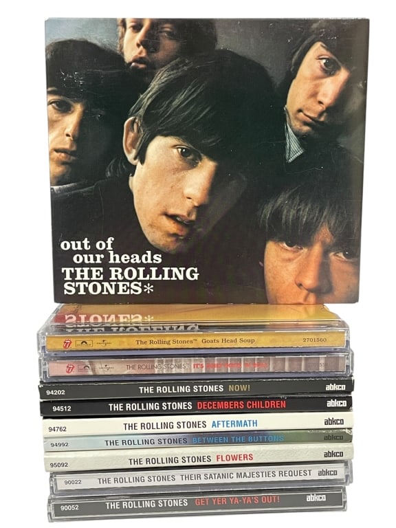 THE ROLLING STONES EARLY STUDIO AND LIVE 10 CD LOT (1 of 4)