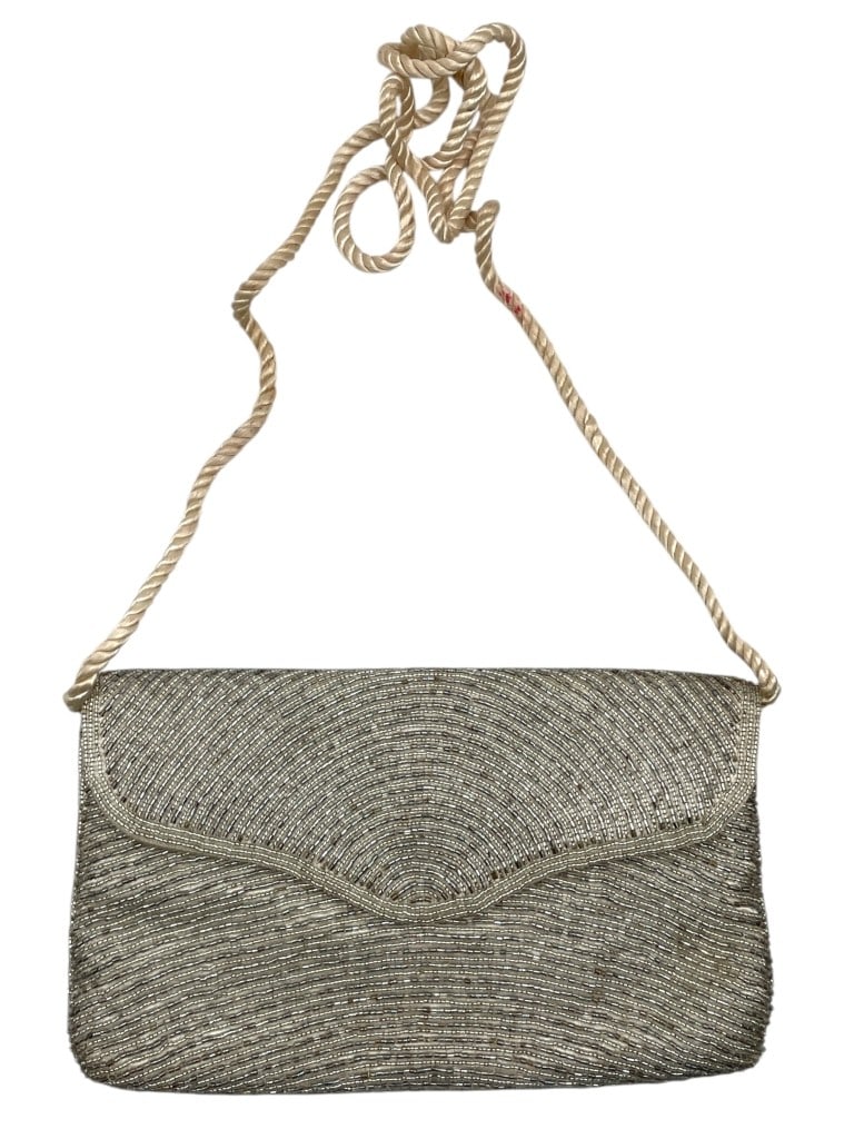 MIKA VTG BEADED EVENING BAG W TWISTED CORD STRAP (1 of 9)