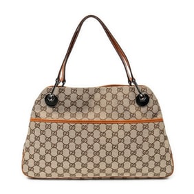 GUCCI MEDIUM ECLIPSE TOTE MONOGRAMMED CANVAS