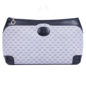 GUCCI VTG ACCESSORY POCHETTE BLUE MICROGUCCISSIMA