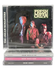CREAM COMPLETE STUDIO & LIVE ALBUM 4-CD LOT