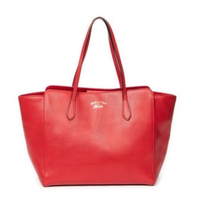 GUCCI MEDIUM SWING TOTE  GRAINED LEATHER