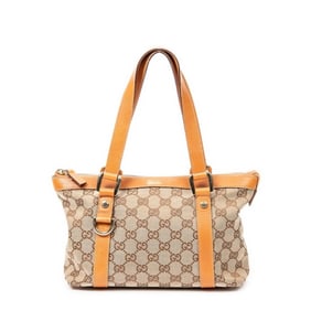 GUCCI MINI ABBEY SHOPPER  MONOGRAMMED CANVAS