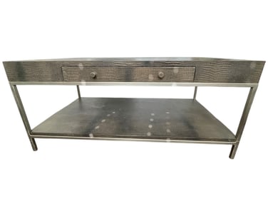 MODERN SHAGREEN STYLE COFFE TABLE W