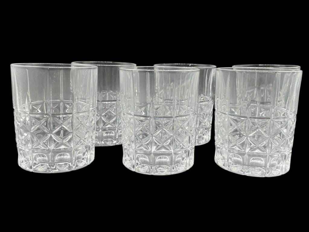 6 MARQUIS BY WATERFORD OLD FASHIONED GLASSES 4" (1 of 6)