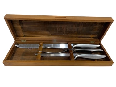 GERBER LEGENDARY BLADES CARVING SET IN BOX 16"
