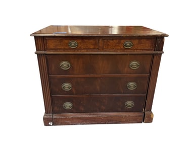ANTIQUE CHEST DRAWERS WITH CONVERTIBLE SHELVES