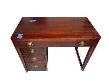 MANHATTAN STYLE DESK CONVERTS TO DINING TABLE ANTQ