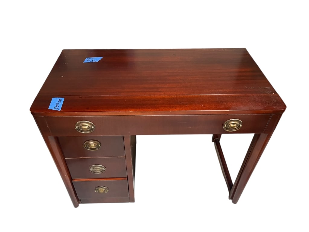 MANHATTAN STYLE DESK CONVERTS TO DINING TABLE ANTQ (1 of 5)