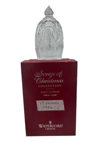 WATERFORD CRYSTAL SONGS OF CHRISTMAS BELL 1ST 1996