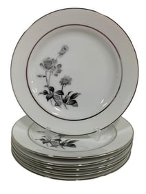 SET OF 6 YAMAKA NOCTURE SALAD PLATES 7.5"