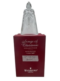 WATERFORD CRYSTAL SONGS OF CHRISTMAS BELL 2000 ED