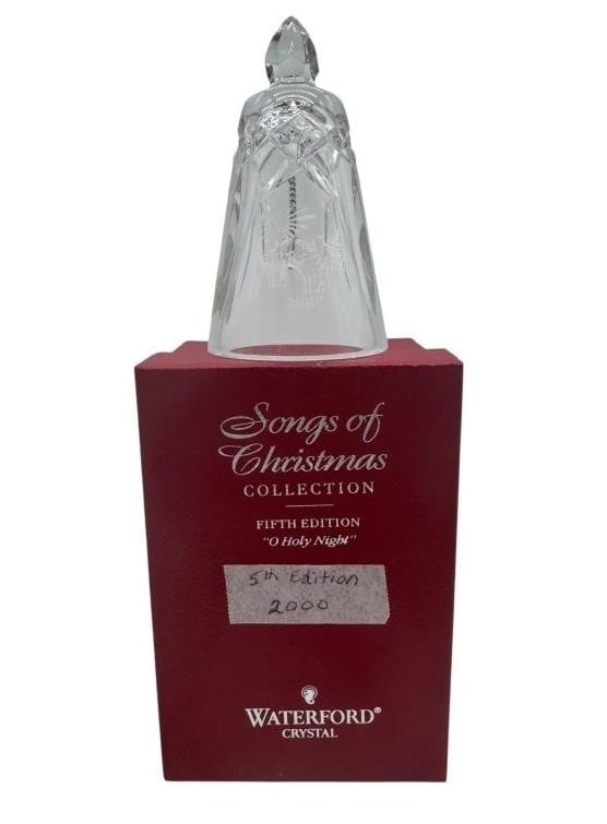 WATERFORD CRYSTAL SONGS OF CHRISTMAS BELL 2000 ED (1 of 3)