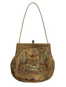 VINTAGE TAPESTRY EVENING BAG