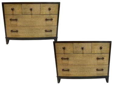 PAIR OF ART NIGHTSTANDS 38"