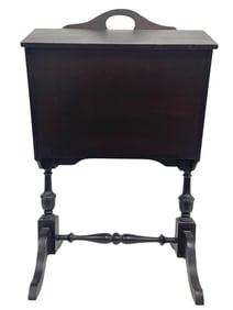 VINTAGE WOODEN SEWING CABINET 26"