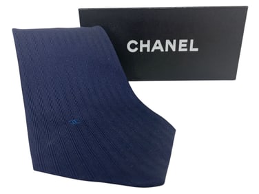 CHANEL MEN'S SILK TIE – NAVY