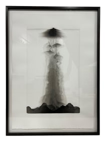 EDWARD S. EBERLE UNTITLED SMOKE ON PAPER 45"