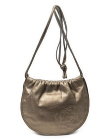 LOEWE VTG ANAGRAM CALF LEATHER SHOULDER BAG