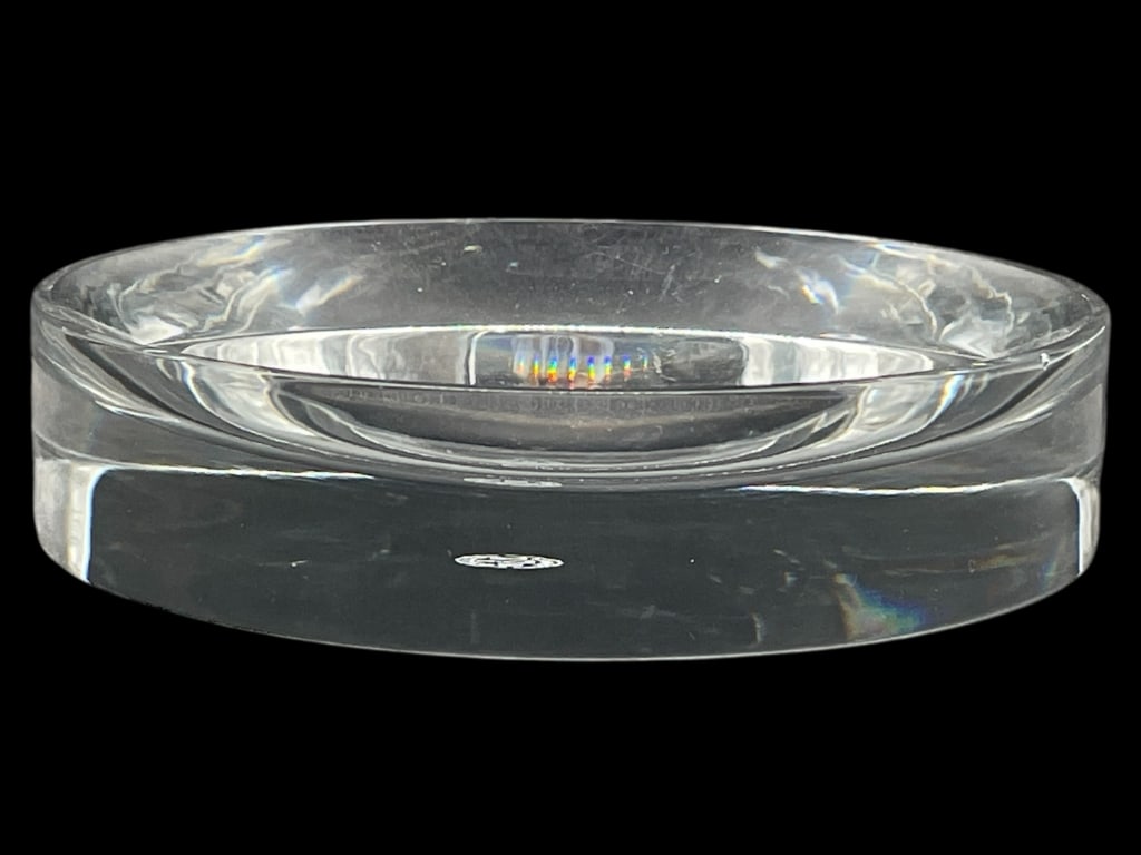 BACCARAT CRYSTAL TRINKET DISH/ASHTRAY 6.5" (1 of 7)