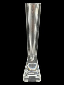 WATERFORD CRYSTAL METRA BUD VASE 10"