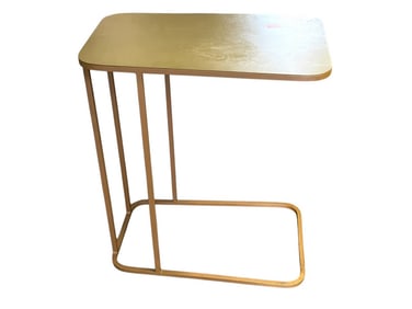 SIENA GOLD DRINK SIDE TABLE 23.5"