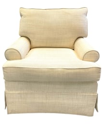 DURALEE LOUNGE CHAIR WITH CLARKE & CLARKE FABRIC